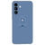 Blauwe softcase voor de Samsung Galaxy A27 met getekende Baby Rhino illustratie