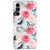Samsung Galaxy A27 softcase Butterfly Roses met roze vlinders en rozen op de achterzijde