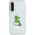 Samsung Galaxy A27 softcase Cactus Poo met cactusillustraties op doorzichtige achtergrond