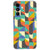 Samsung Galaxy A27 TPU hoesje Funky Retro met kleurrijk golvend retropatroon