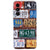 Samsung Galaxy A27 back cover hoesje Kentekenplaten met vintage nummerborden in verweerde kleuren