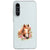 Back cover voor Samsung Galaxy A27 met paardenportret in beige en natuurtinten