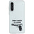 Samsung Galaxy A27 softcase Pistol DTMP met Don't Touch My Phone-print op donkere achtergrond
