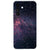 Samsung Galaxy A27 softcase met Stars-design: paars-zwarte sterrenhemel op de achterkant