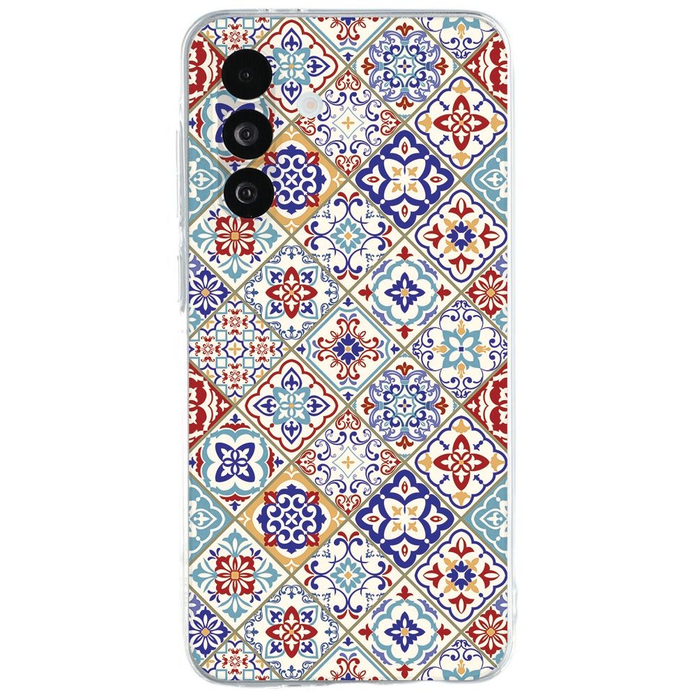 Samsung Galaxy A27 bedrukt hoesje Tiles Color met mozaïek van gekleurde tegeltjes
