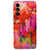 Samsung Galaxy A27 hoesje met aquarel tulpenprint in rood en roze
