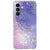 Samsung Galaxy A27 TPU hoesje Watercolor Paars met paarse aquarelprint op de achterzijde