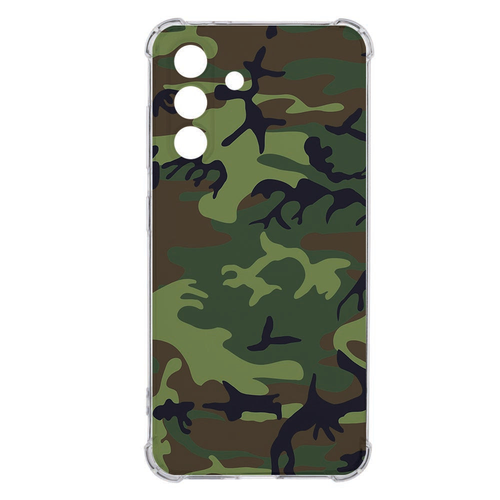 Softcase Samsung Galaxy A36 Back Cover - Army Dark TPU Antishock