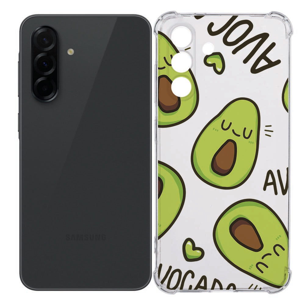 Samsung Galaxy A36 Back Cover - Avocado Singing TPU Antishock