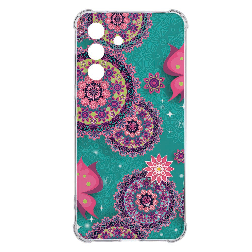 Samsung Galaxy A36 Back Cover - Cirkels en Vlinders TPU Antishock