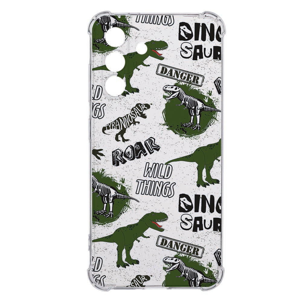 Samsung Galaxy A36 Flexibele Back Cover - Dinosaurus TPU Schokbestendig
