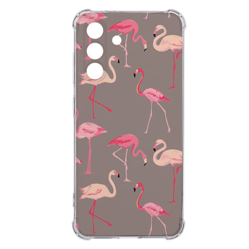 Samsung Galaxy A36 Back Cover - Flamingo TPU Shockproof