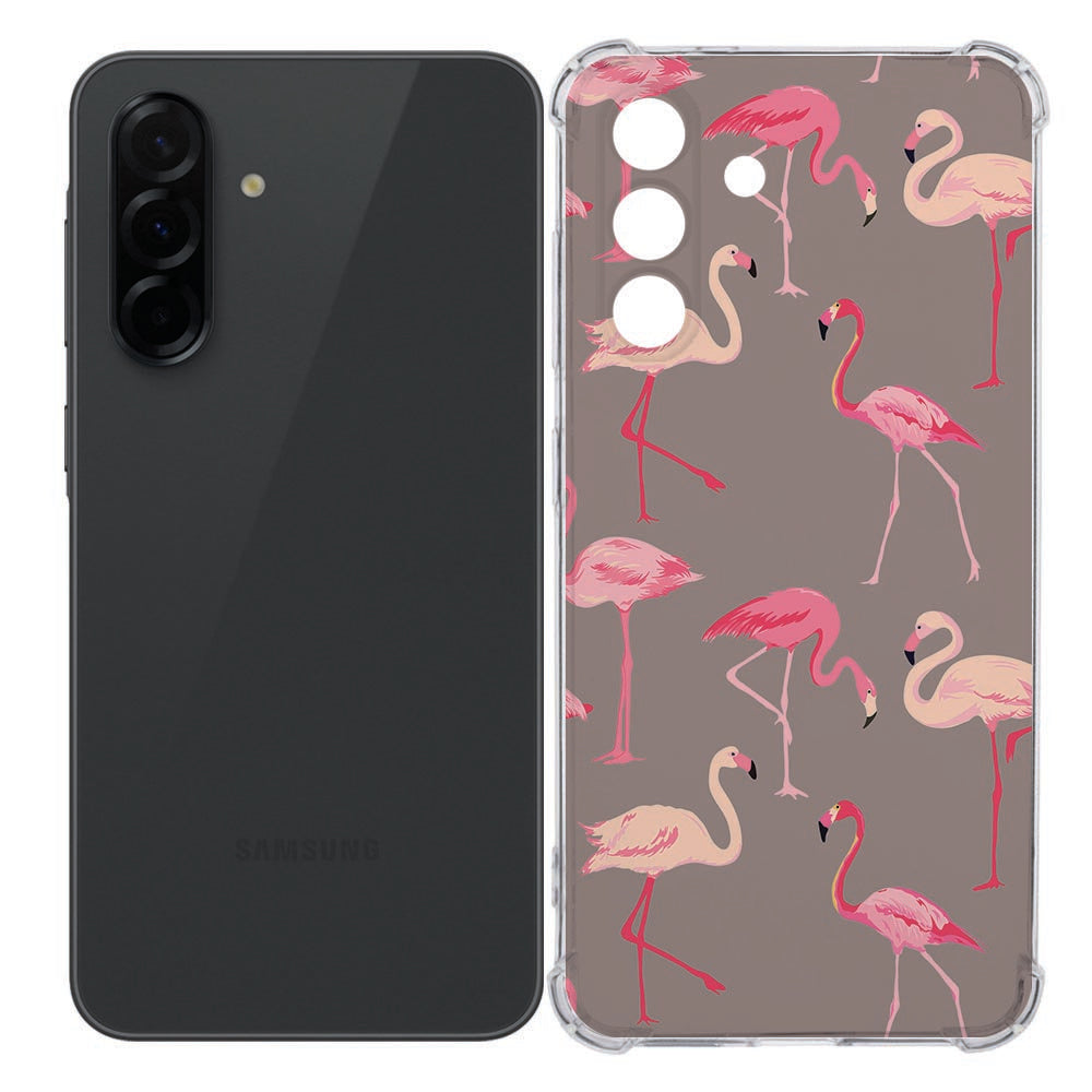 Samsung Galaxy A36 Back Cover - Flamingo TPU Shockproof