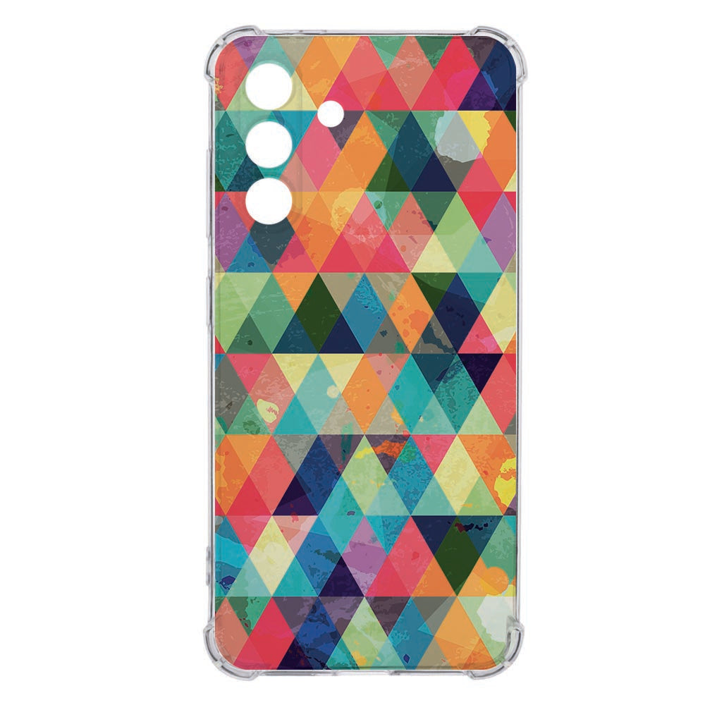 Samsung Galaxy A36 Back Cover - Geruit TPU Schokabsorberend