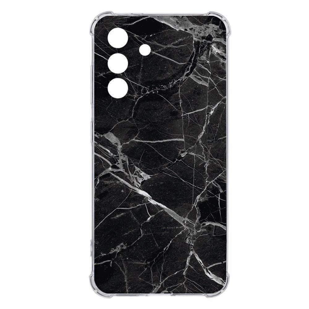 Samsung Galaxy A36 Back Cover - Marmer Zwart TPU Antishock