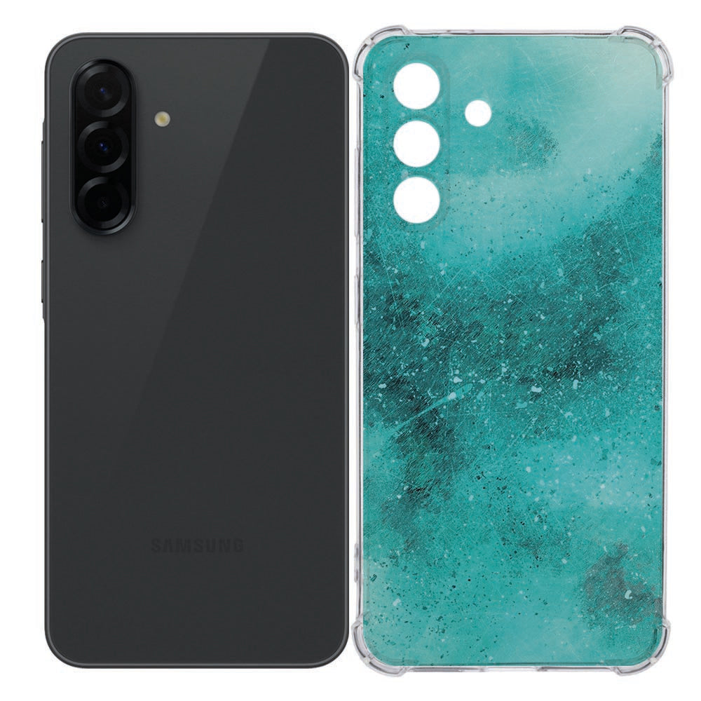 Samsung Galaxy A36 Back Cover - Painting Blue TPU Shockproof