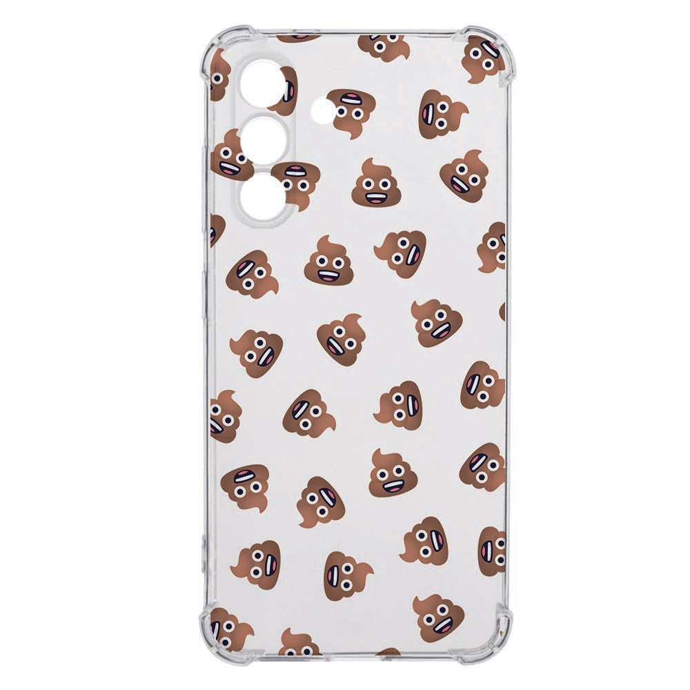 Samsung Galaxy A36 Back Cover - Poep Emojis TPU Antishock