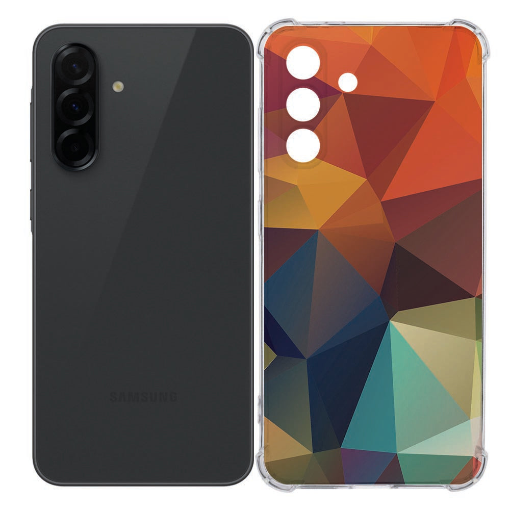Samsung Galaxy A36 Back Cover - Polygon Color TPU Shockproof
