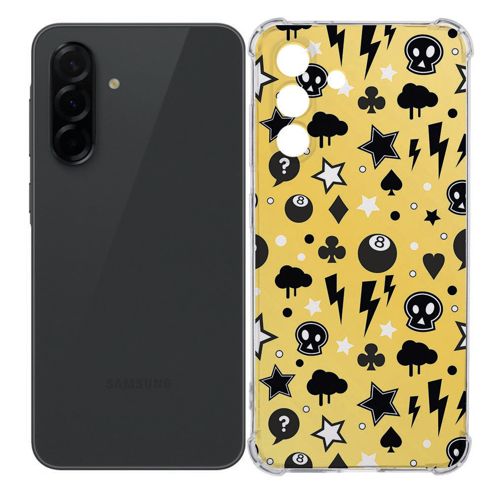Softcase Samsung Galaxy A36 Back Cover - Punk Yellow TPU Antishock
