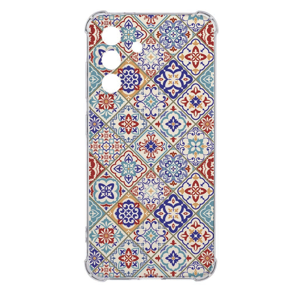 Softcase Samsung Galaxy A36 Back Cover - Tiles Color TPU Antishock