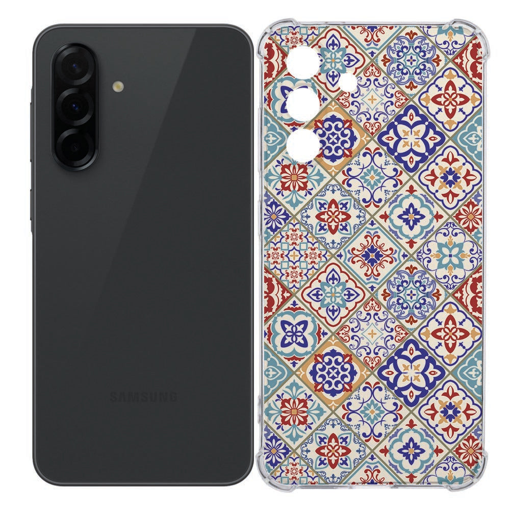 Softcase Samsung Galaxy A36 Back Cover - Tiles Color TPU Antishock