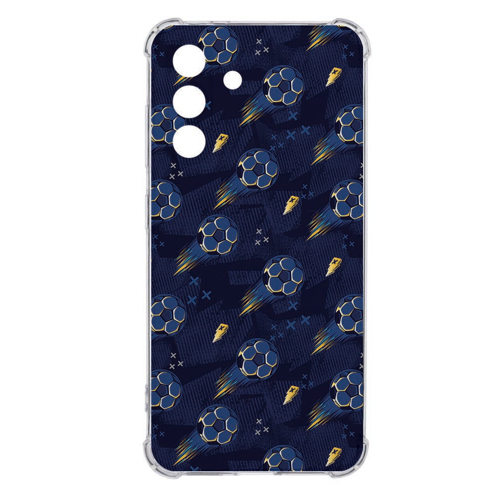 Samsung Galaxy A36 Back Cover - Voetbal TPU Schokbestendig