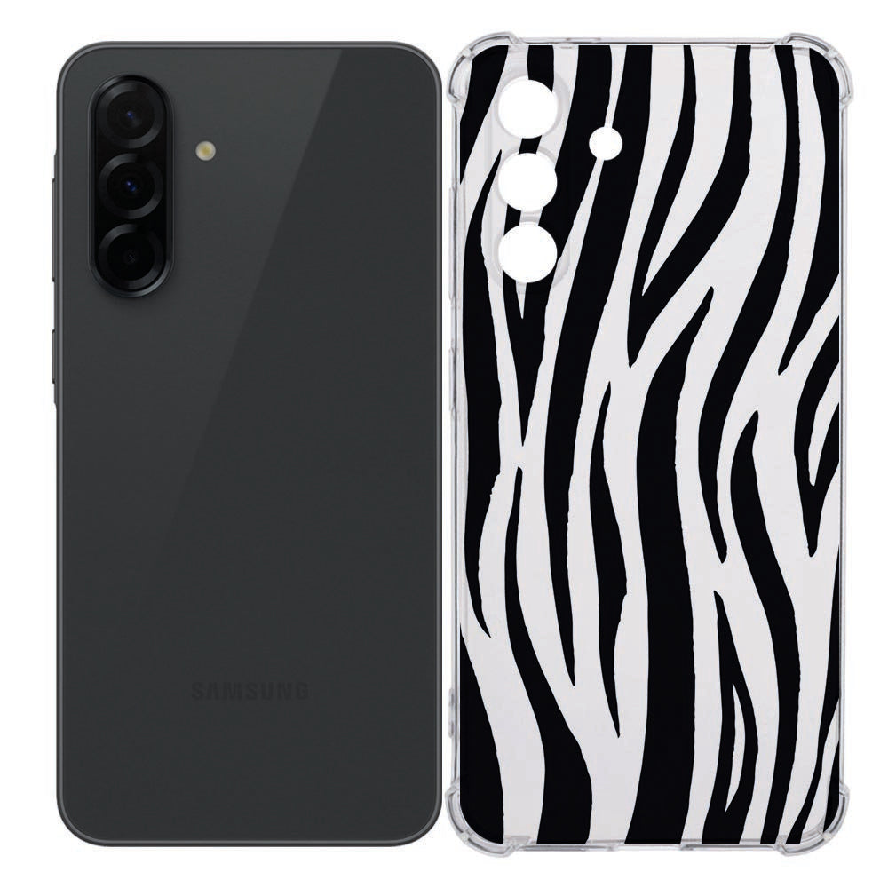 Samsung Galaxy A36 Flexibele Hoesje - Zebra TPU Antishock