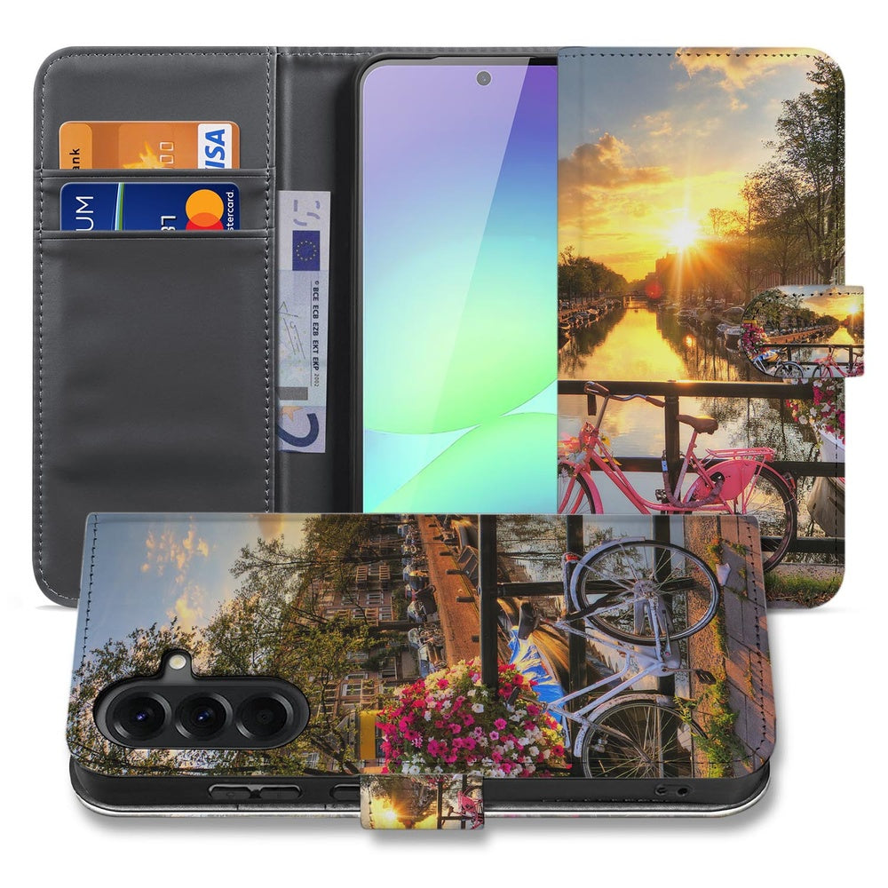 Book Case Hoesje Samsung Galaxy A37 Amsterdamse Grachten