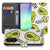 Samsung Galaxy A37 Book Case Avocado Singing Groen
