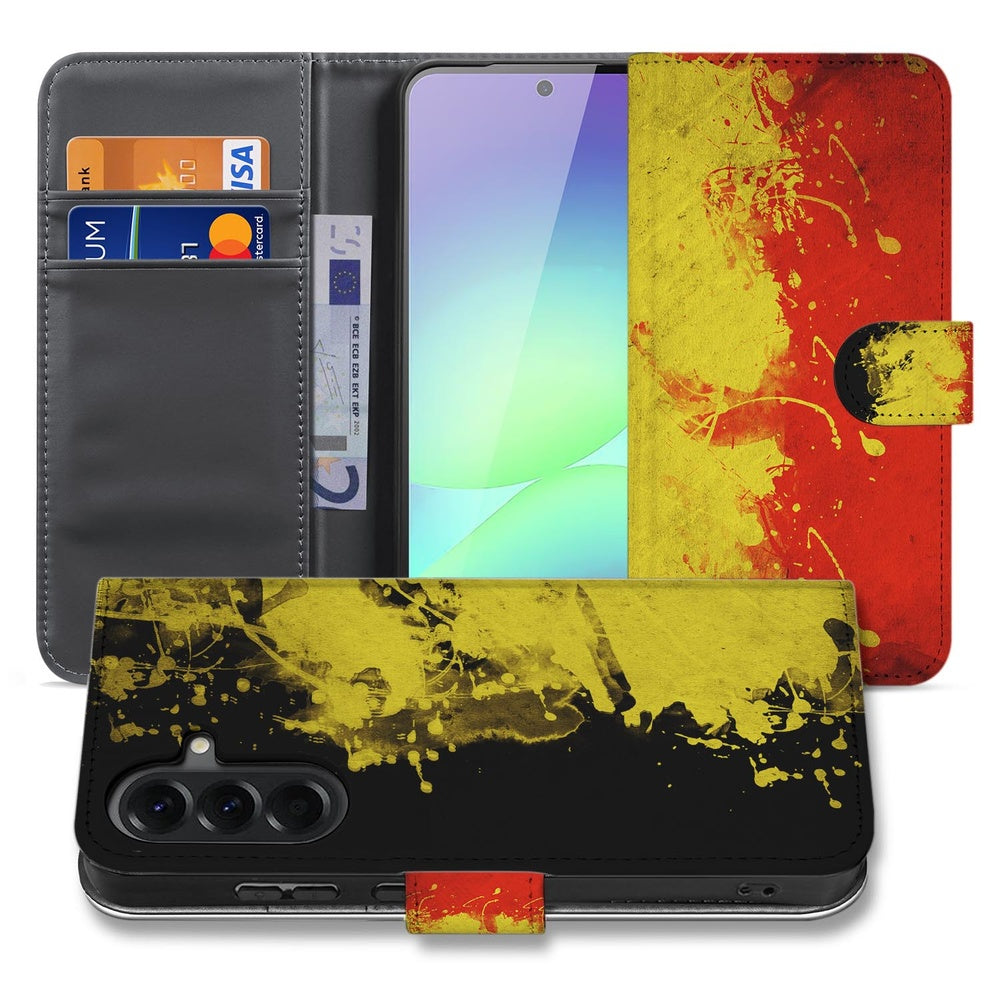 Samsung Galaxy A37 Book Case Hoesje Belgische Vlag