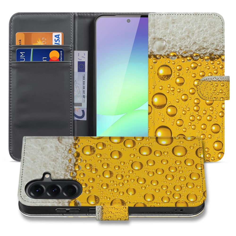 Book Cover Samsung Galaxy A37 Met Bier Print