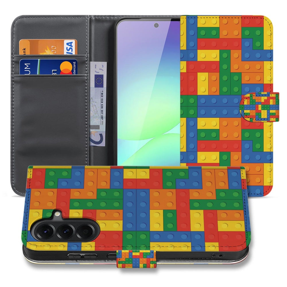 Samsung Galaxy A37 Hoesje Blokken Design