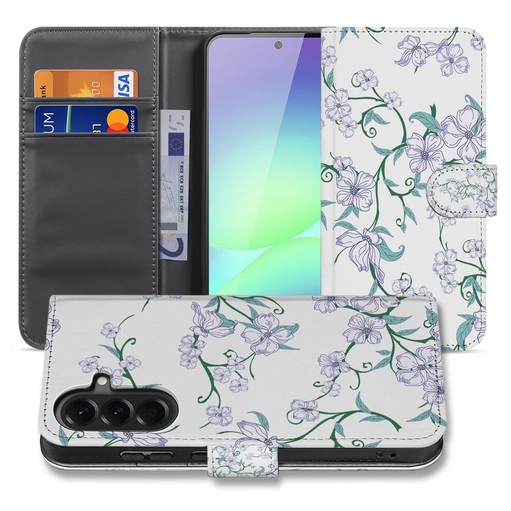 Book Case Hoesje Samsung Galaxy A37 Blossom White