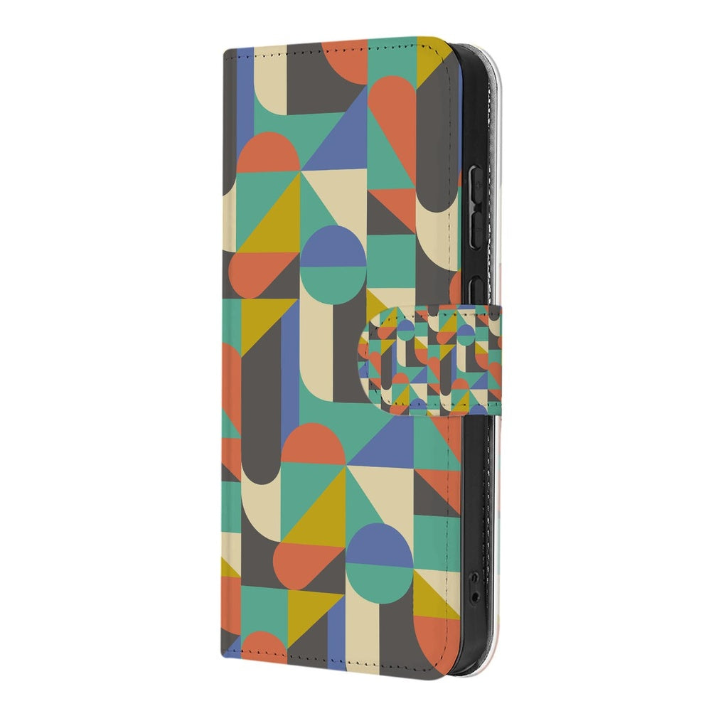 Samsung Galaxy A37 Book Case Hoesje Funky Retro