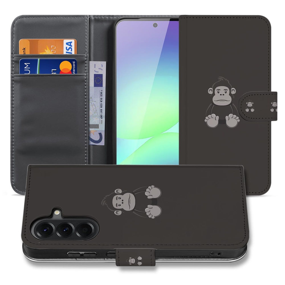 Samsung Galaxy A37 Portemonnee Hoesje Gorilla Bruin