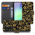 Samsung Galaxy A37 Hoesje Gouden Bloemen
