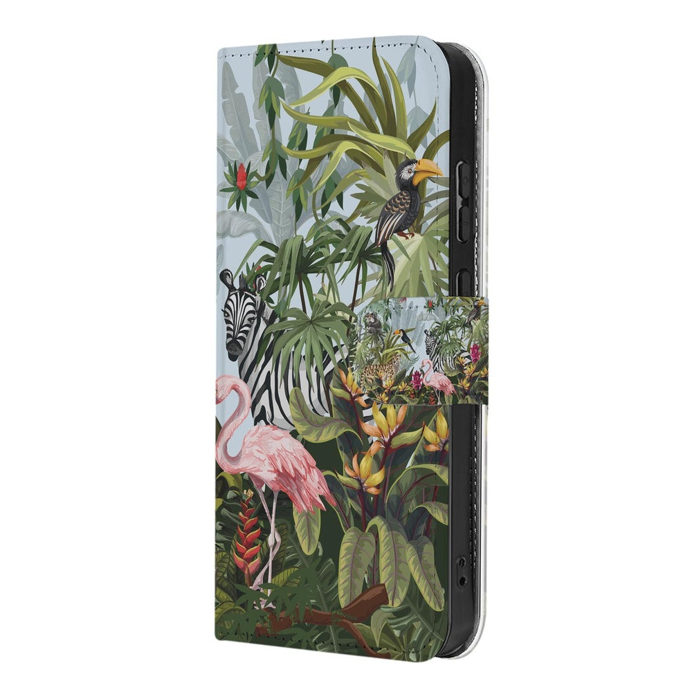 Samsung Galaxy A37 Book Case Hoesje Jungle Design