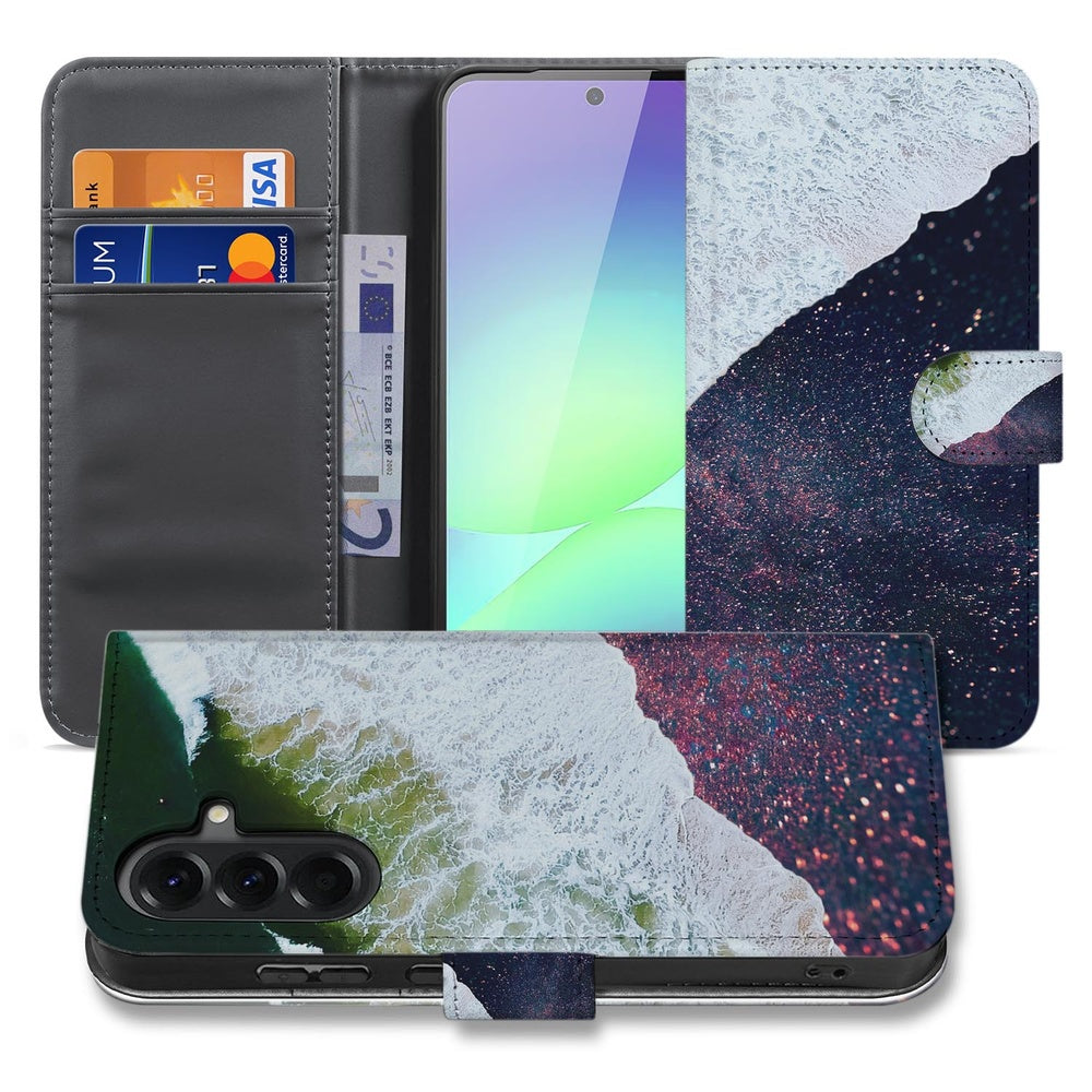 Samsung Galaxy A37 Book Case Sea in Space