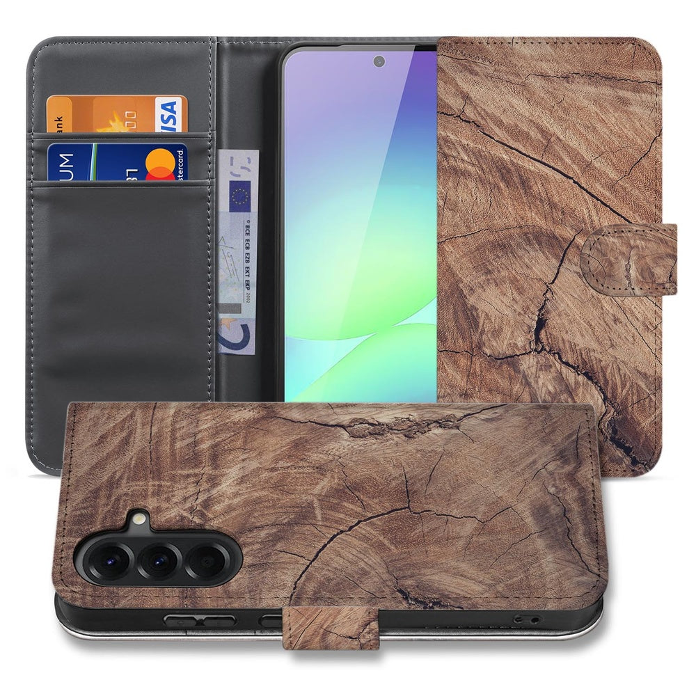 Bookcase Hoesje Samsung Galaxy A37 Boomstam Bruin