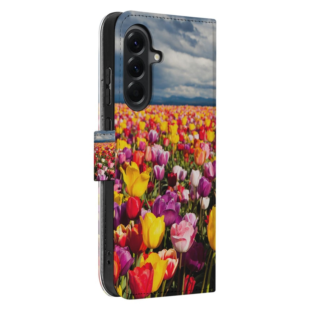 Samsung Galaxy A37 Portemonnee Hoesje Tulpen Motief