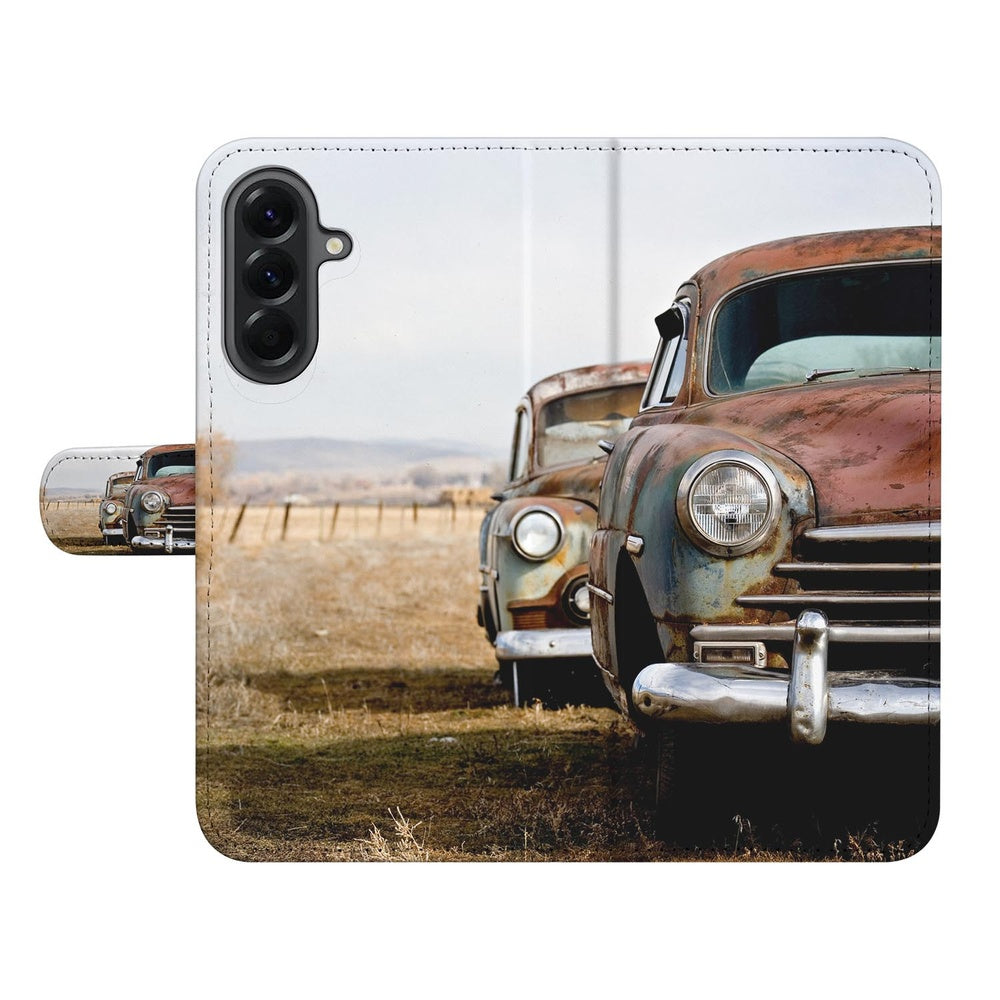 Bookcase Hoesje Samsung Galaxy A37 Vintage Auto