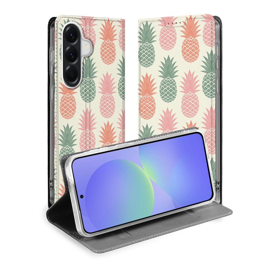 Samsung Galaxy A37 Bookcase Ananas Bookcase Ananas detailweergave.