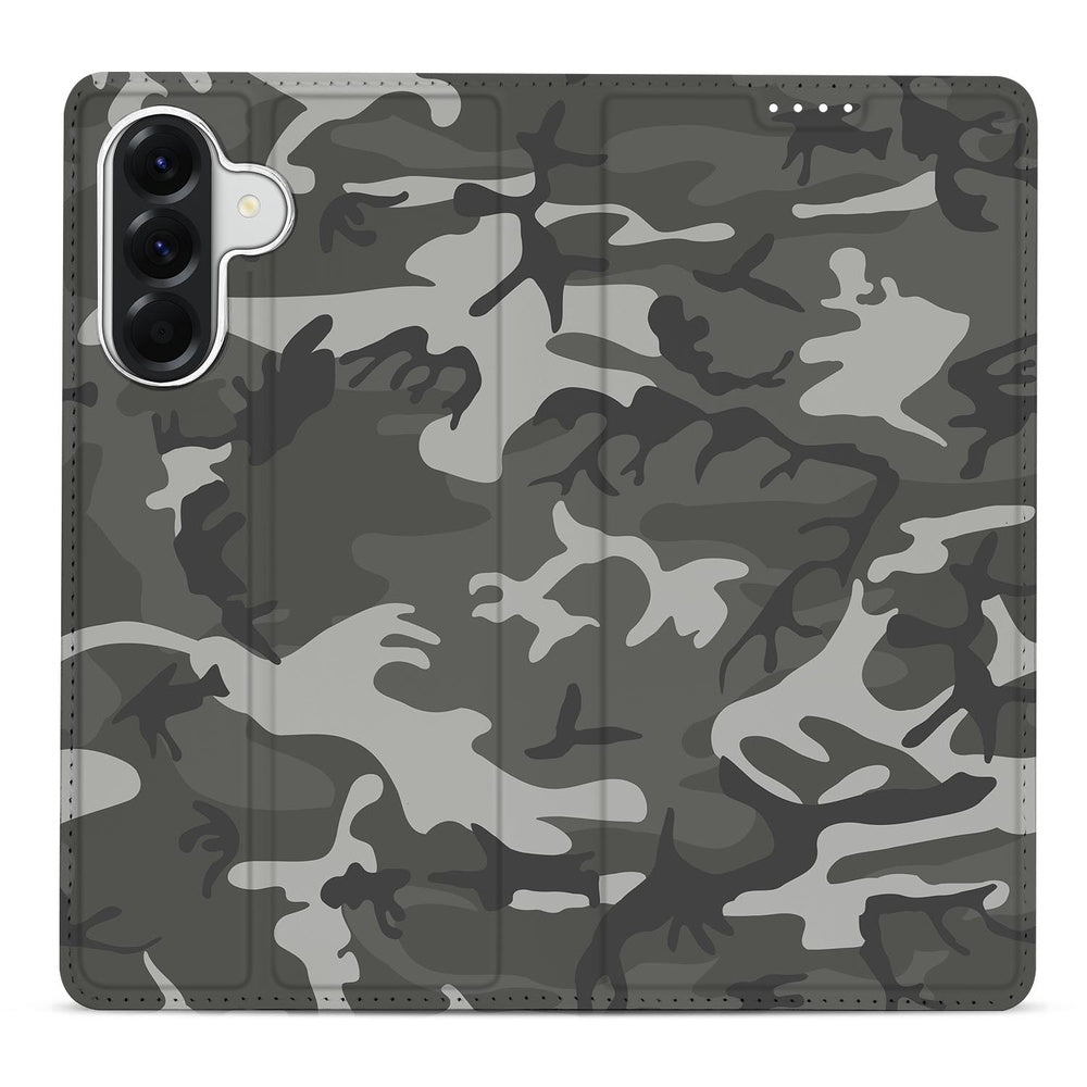 Samsung Galaxy A37 Bookcase Hoesje Army Light Vooraanzicht.
