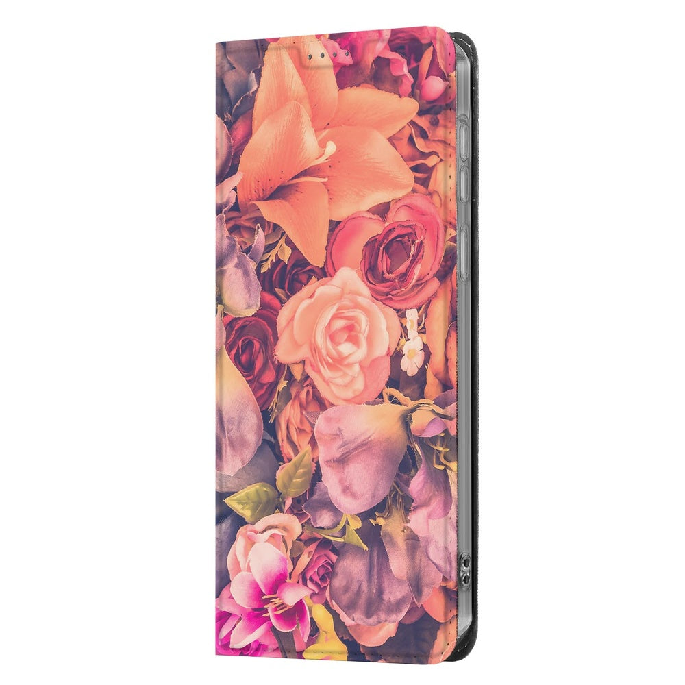 Samsung Galaxy A37 Bookcase Bosje Bloemen Bookcase Bloemen Design Rechts.