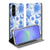 Samsung Galaxy A37 Book Case Flowers Blue boekhoes bloemenprint blauwe kleuren open vooraanzicht.