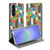 Samsung Galaxy A37 Book Case Funky Retro Geometrisch Design Standcase Voorkant.