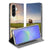 Samsung Galaxy A37 Book Cover Koe design graasende koe bij zonsondergang voor- en achterkant.