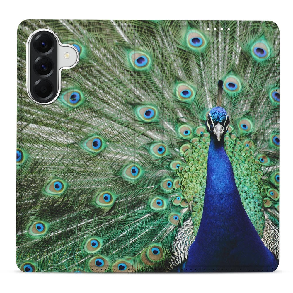 Samsung Galaxy A37 Book Cover Pauw vooraanzicht.
