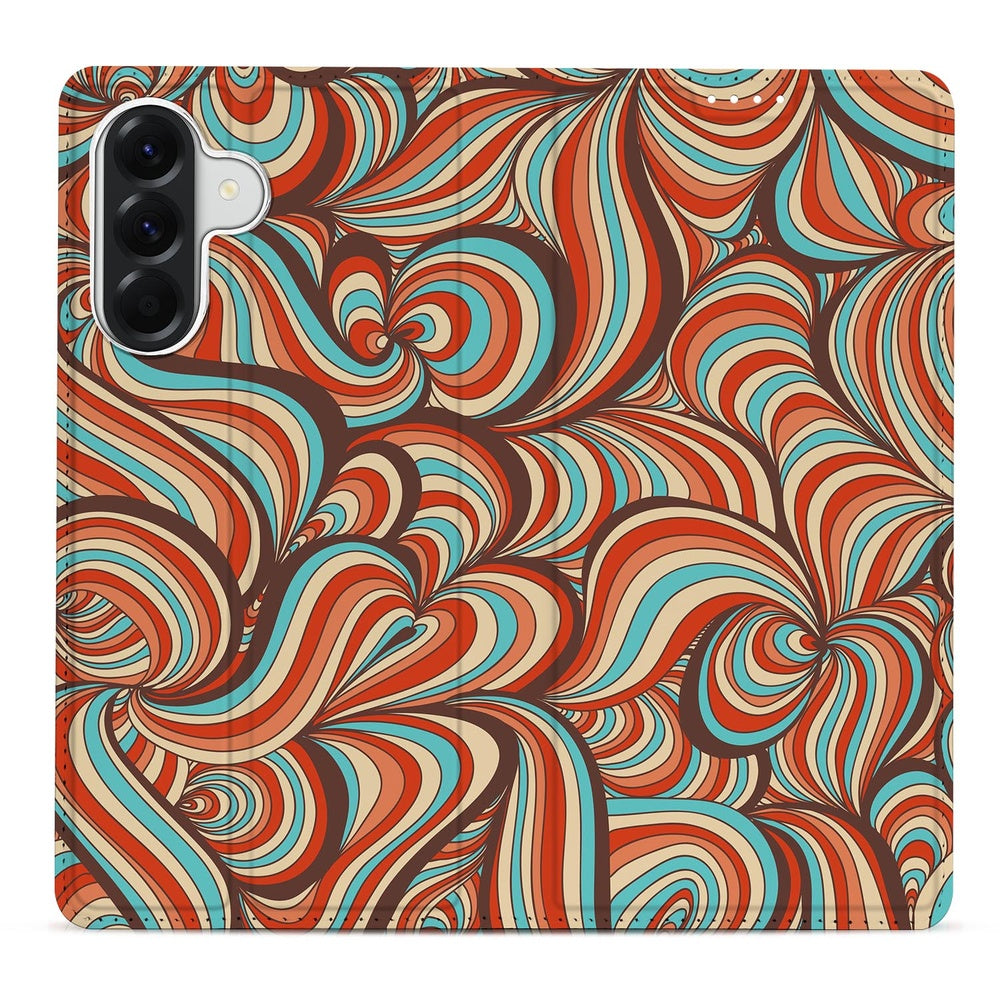 Samsung Galaxy A37 Retro Telefoonhoesje Retro print Aanzicht.