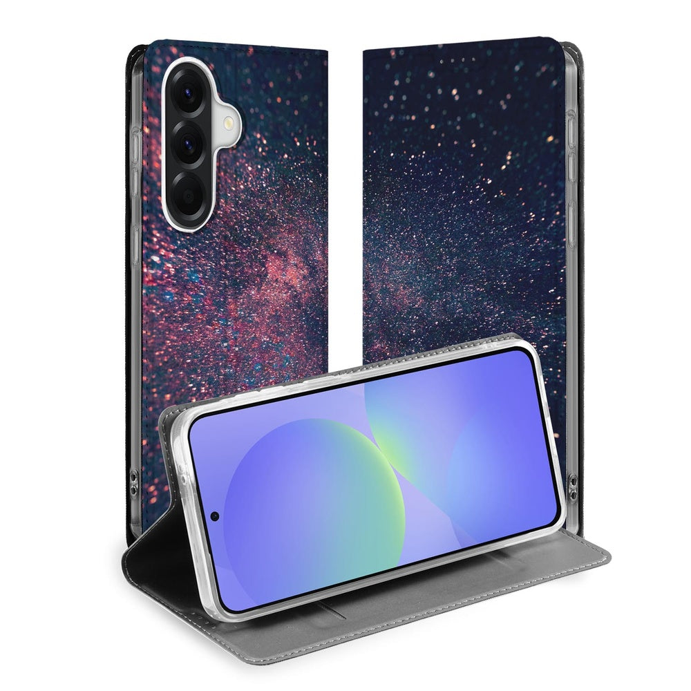 Samsung Galaxy A37 Book Case Stars Vooraanzicht.
